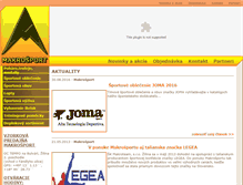 Tablet Screenshot of makrosport.sk